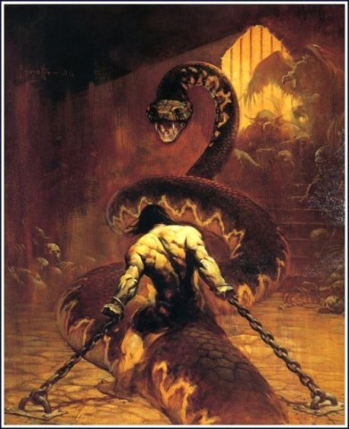 conan the usurper by frank frazetta suggestive? why?